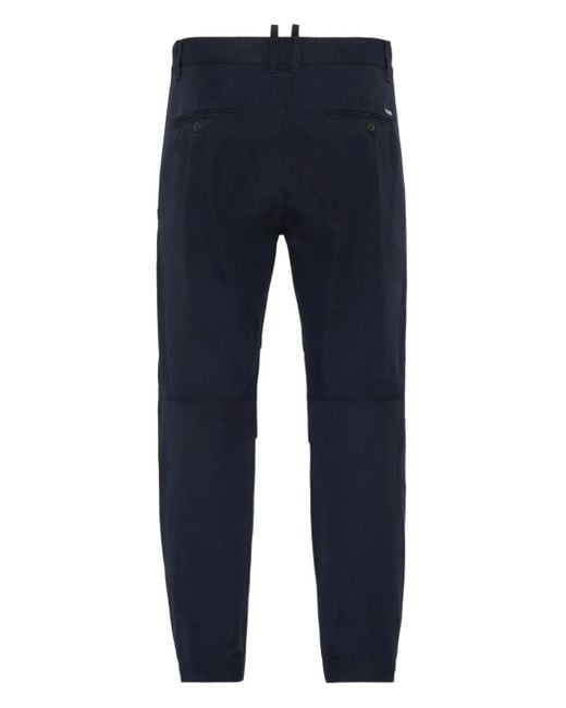DSquared² Blue Cotton Chinos for men