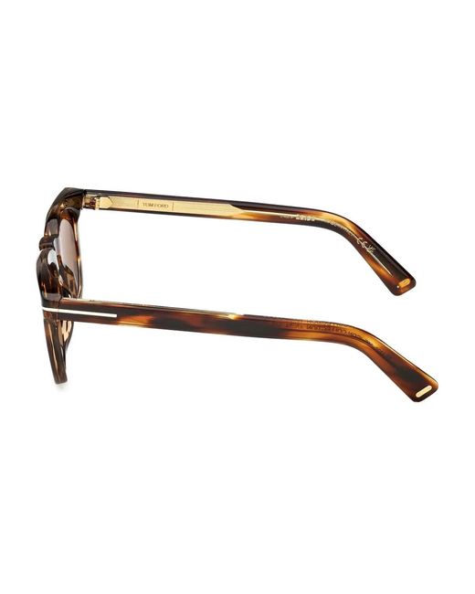 Tom Ford Brown Square-Frame Sunglasses for men