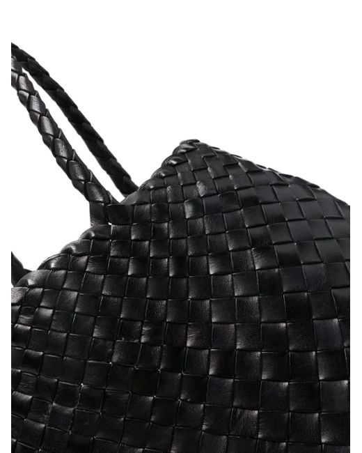 Bolso shopper Santa Croce pequeño Dragon Diffusion de color Black