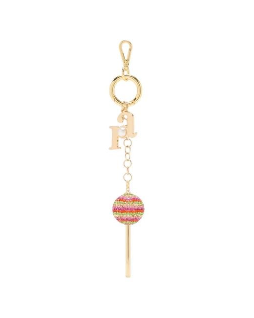 Rosantica White Charm Keyring