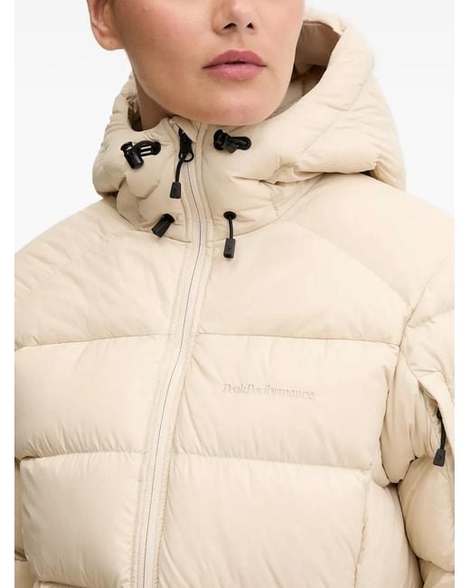 Peak Performance Natural Hooded Padded Jacket