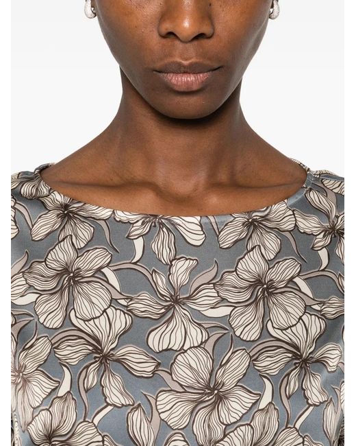 Marc O' Polo Blue Floral Blouse