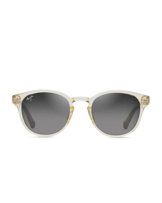 Maui Jim Gray Hiehie Patterned Sunglasses
