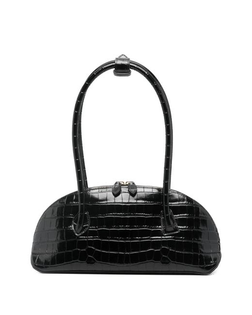 Liffner Black Ew Dome Shoulder Bag