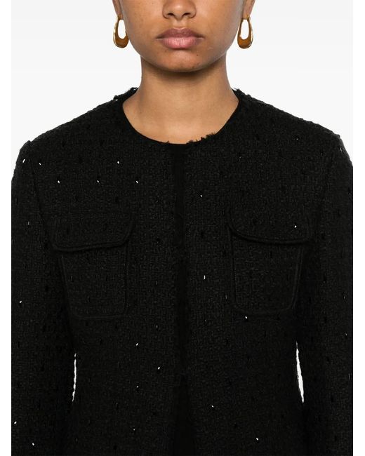 N°21 Black Crystal-Embellished Jacket