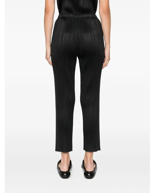Pleats Please Issey Miyake Black Pantalon Plissé Monthly Colors September