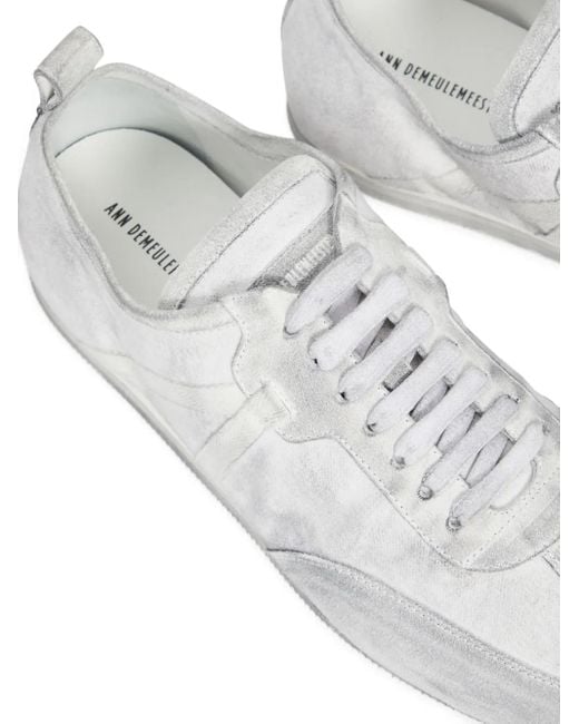 Ann Demeulemeester White Siru Low-Top Sneakers