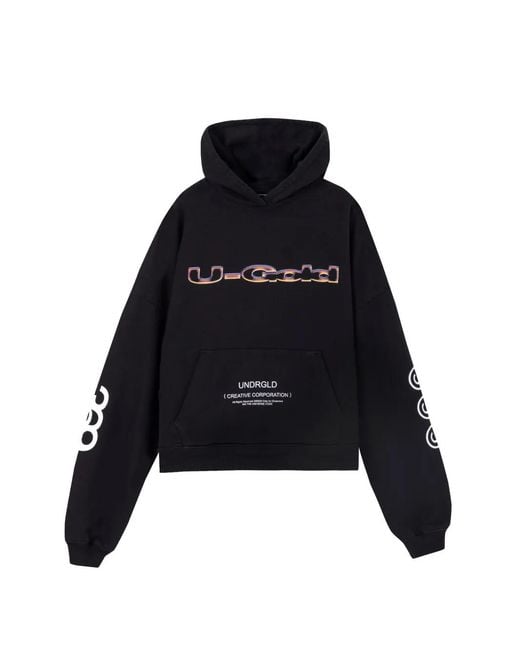 Undergold Black Golden Heritage Starlume Hoodie for men