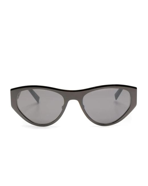 Givenchy Gray Cutout-Logo Cat-Eye Sunglasses for men