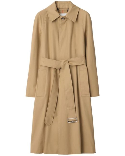 Burberry Natural Langer Gabardine-Mantel