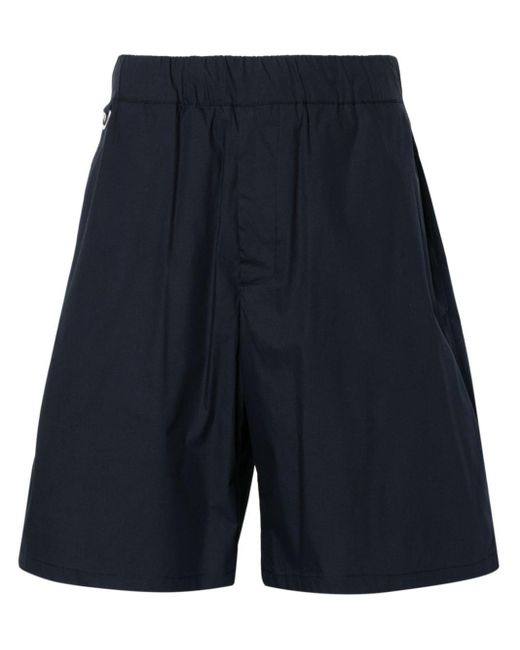 Low Brand Blue Combo Mid-rise Bermuda Shorts for men