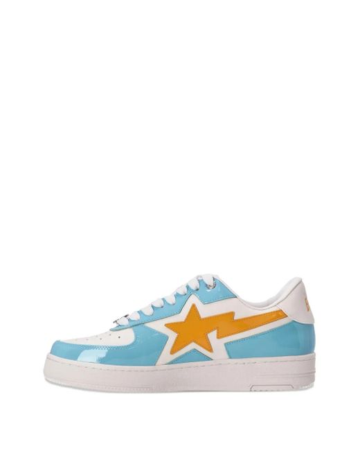A Bathing Ape Blue Star Lightning Sneakers for men