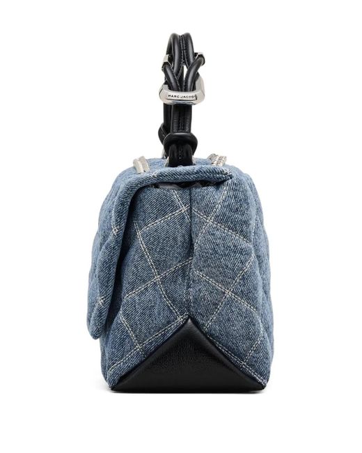 Marc Jacobs Blue The Quilted Denim Shoulder Bag