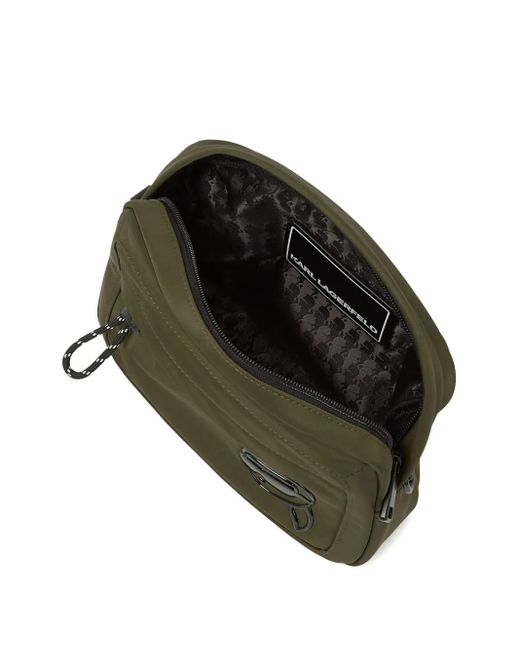 Karl Lagerfeld Umhängetasche Mit Logo-Patch in Green für Herren