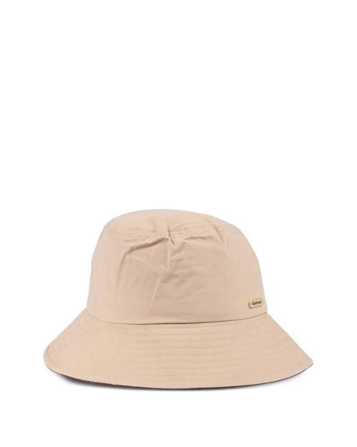 Barbour Natural Showerproof Bucket Hat