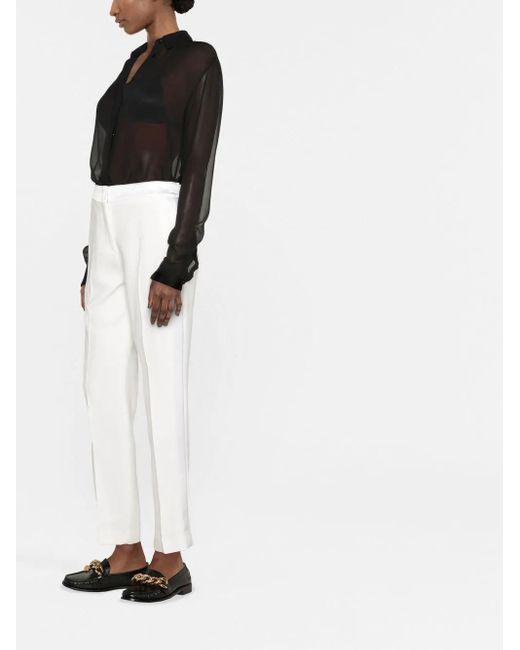 Ermanno Scervino White Cropped Pants