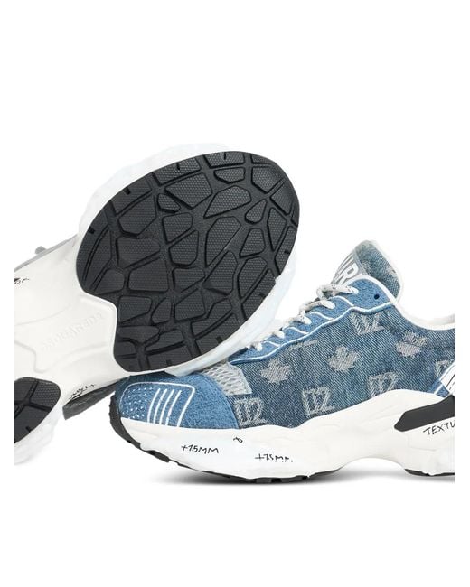 DSquared² Blue Faster Sneakers for men