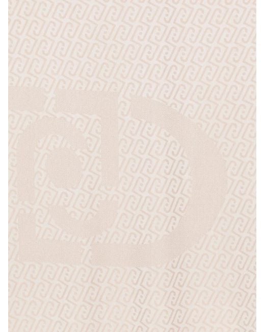 Liu Jo Natural Monogram Scarf