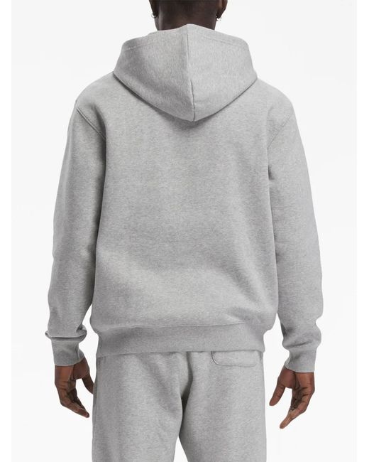 Reebok Gray Classics Archive Essentials Logo-Print Hoodie