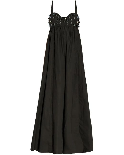 Ulla Johnson Harlan Maxi-Jurk in het Black