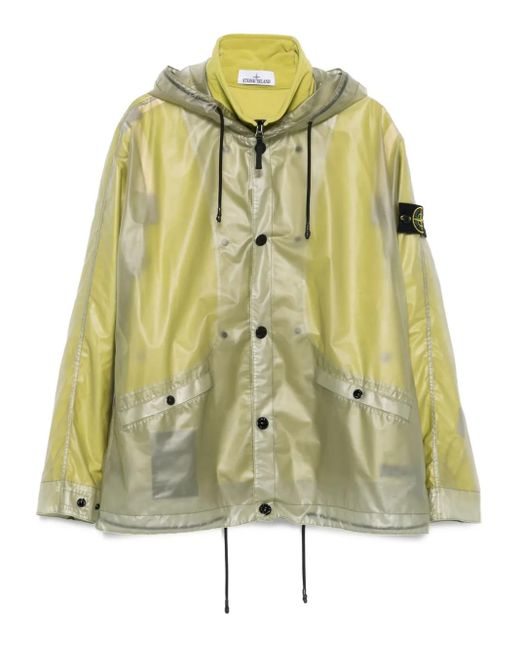 Stone Island Regenmantel mit Sheer-Effekt in Green für Herren