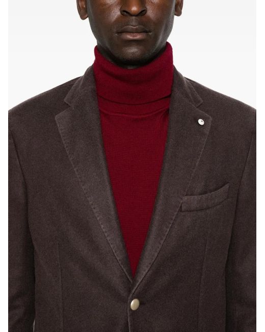 Blazer con bolsillo de parche L.b.m. 1911 de hombre de color Brown