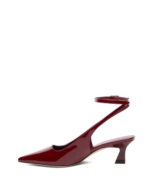 Stuart Weitzman Red 50Mm Vinnie Heeled Pumps