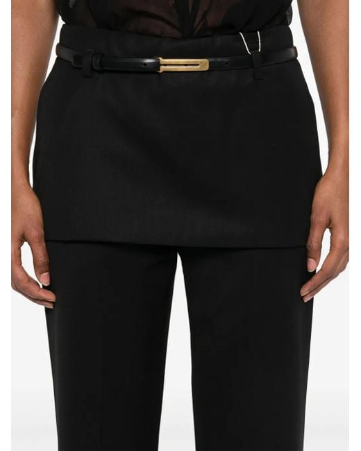 Totême  Black Layered Trousers
