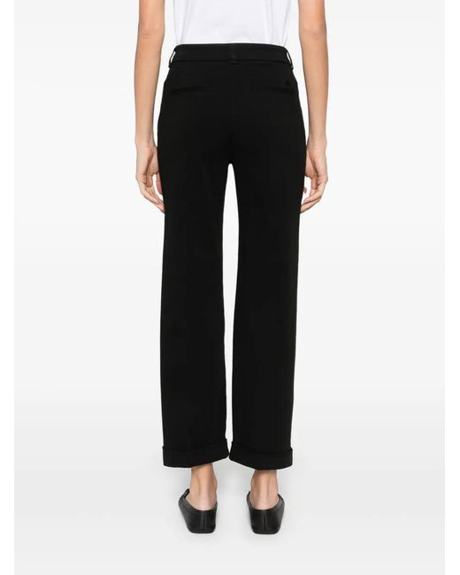 Peuterey Black Gabardine Trousers