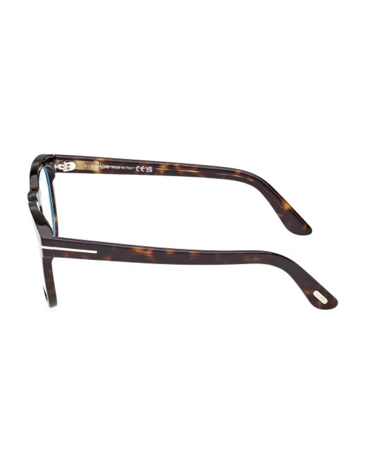 Tom Ford Brown Round-Frame Glasses for men