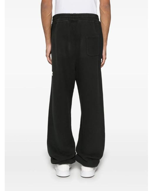 SUMMER GAMES Black Logo-Print Track Pants for men
