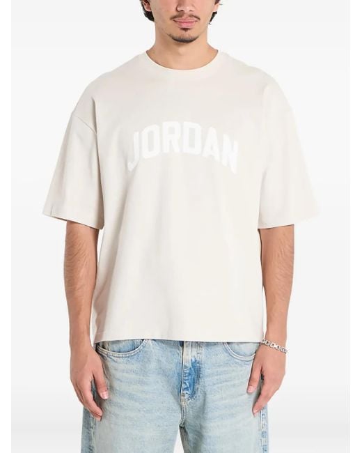 Nike White Flight Essentials Logo-Print T-Shirt for men