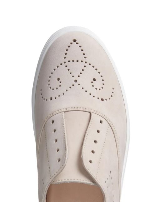 Fratelli Rossetti White Perforated Slip-On Sneakers