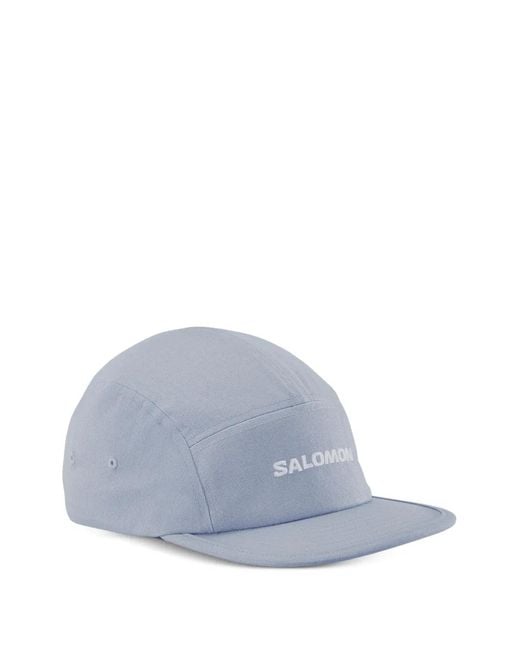 Salomon Blue Casquette À Logo Imprimé