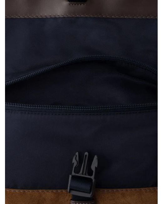 Marsupio Con Applicazione di Prada in Blue da Uomo