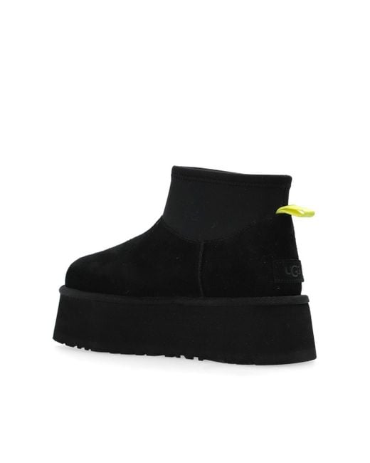 Ugg Black Classic Mini Dipper Ankle Boots