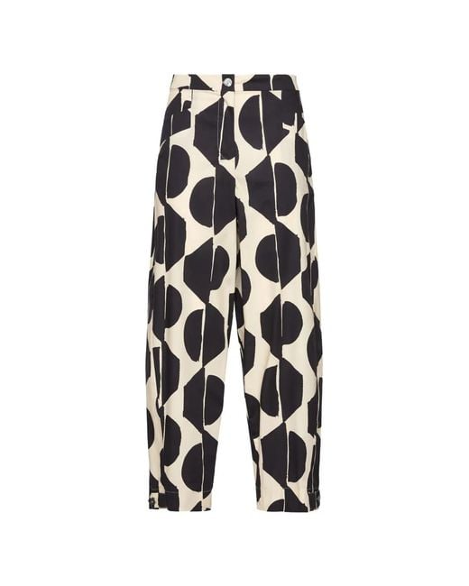 Pantaloni A Fantasia di Elena Miro in White