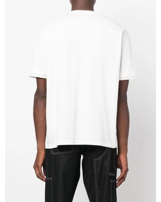 Ambush White Stoppers Organic-Cotton T-Shirt for men
