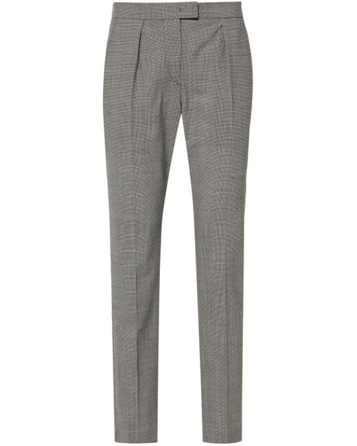 Isabel Marant Gray Houndstooth Cigarette Trousers