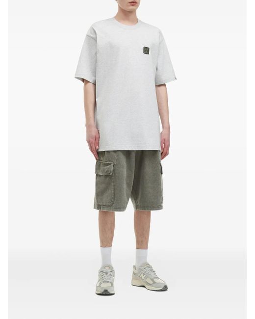 Alpha Industries White Patch-Pocket Tee for men