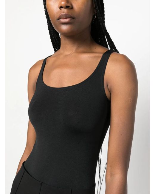 Wolford Black Sleeveless Bodysuit