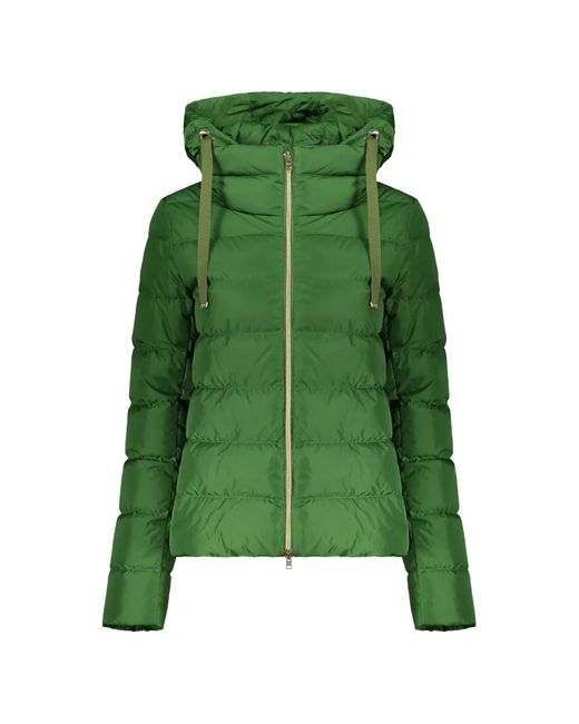 Herno Green Hooded Down Jacket