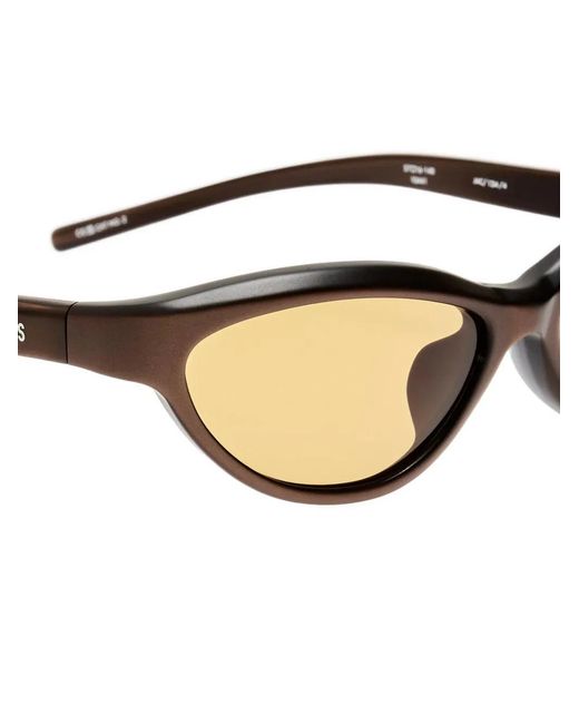 Linda Farrow Metallic Cat Eye-Frame Sunglasses