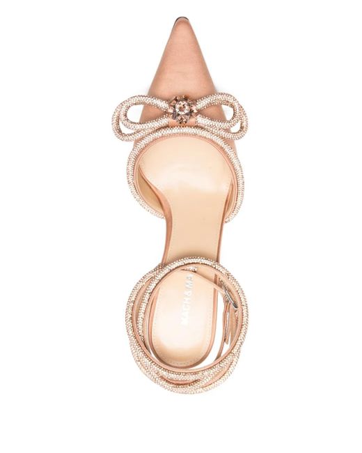 Escarpins Double Bow 90 Mm À Ornements Mach & Mach en coloris Pink