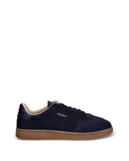 Gant Blue Baskets Cuzmo En Daim for men
