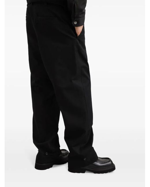 メンズ Dolce & Gabbana ロゴプレート パンツ Black