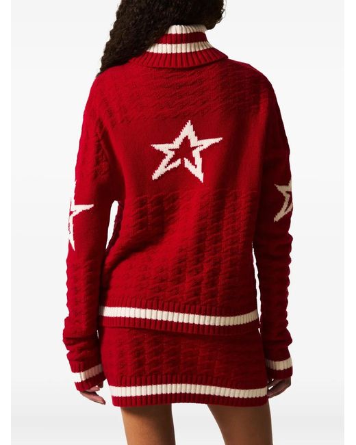 Perfect Moment Red Glacier Sweater