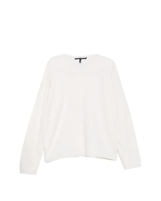 Sofie D'Hoore White Maurice Strickpullover Mit V-Ausschnitt