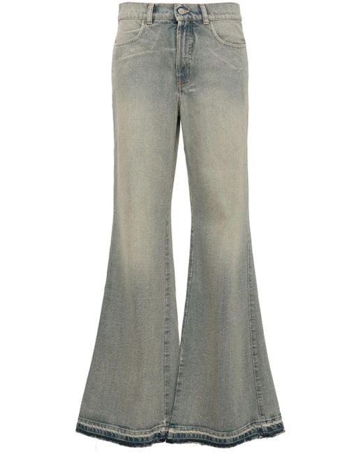 Andrea Ya'aqov Gray Halbhohe Schlagjeans