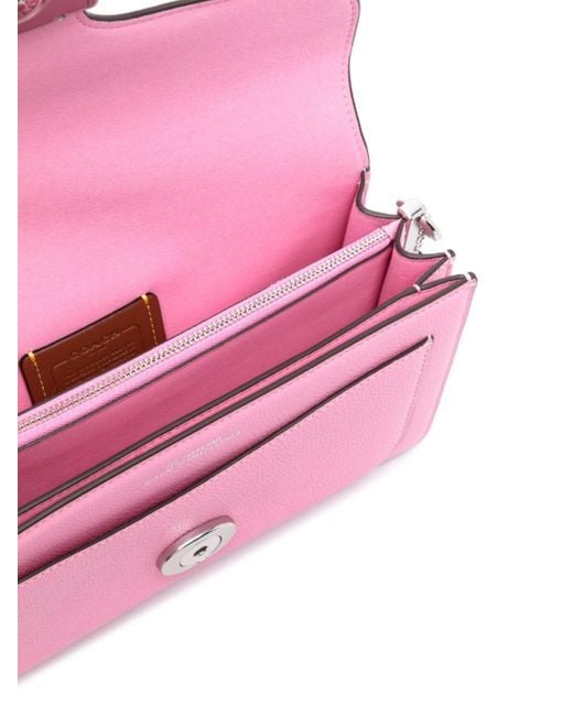 Bolso shopper Tabby COACH de color Pink